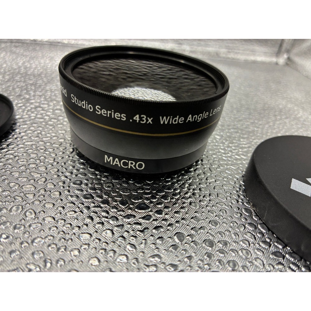 Polaroid Studio Series .43x Wide Angle Macro Lens 52mm with 58mm Adapter Black - Picture 5 of 8